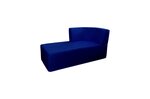 Dīvāns Wood Garden Siena 120R Premium, zils