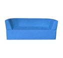 Dīvāns Wood Garden Catania 200 Premium, gaiši zils