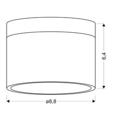 Candellux griestu lampa 2273631 cena un informācija | Griestu lampas | 220.lv