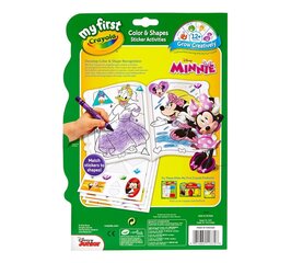 Krāsojamā grāmata ar uzlīmēm Crayola Minnie cena un informācija | Krāsojamās grāmatas | 220.lv