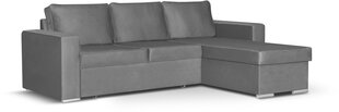 Universāls stūra dīvāns Bellezza Panoramix L, pelēks cena un informācija | Stūra dīvāni | 220.lv