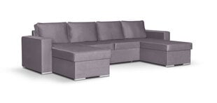 Universāls stūra dīvāns Bellezza Panoramix U, violets cena un informācija | Stūra dīvāni | 220.lv