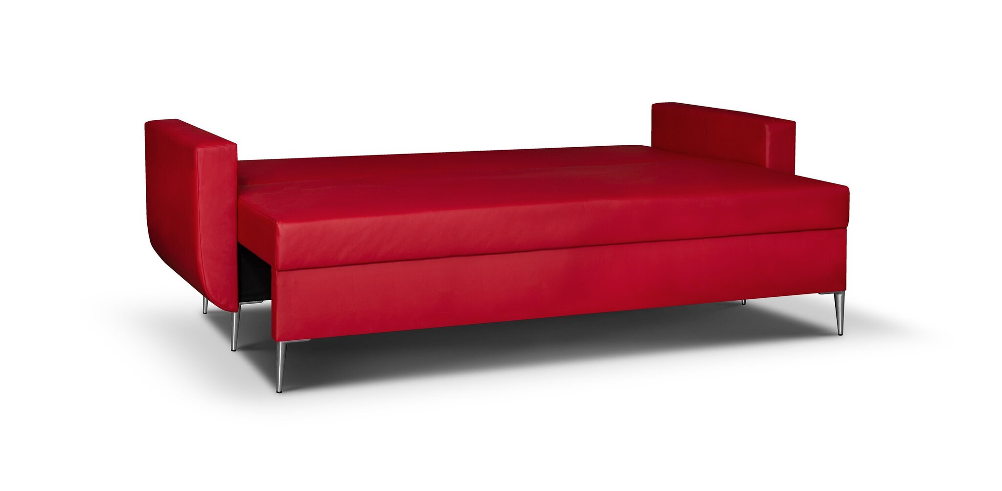 Dīvāns - gulta Bellezza Red, pelēks cena un informācija | Dīvāni | 220.lv