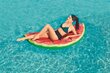 Piepūšamais pludmales matracis Bestway Summer Fruit 154x91x23 cm cena un informācija | Piepūšamās rotaļlietas un pludmales preces | 220.lv