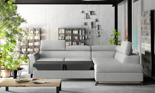 Stūra dīvāns NORE Kairos, smilškrāsas cena un informācija | Stūra dīvāni | 220.lv