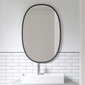 Sienas spogulis Umbra Hub, ovāls, melns cena un informācija | Spoguļi | 220.lv
