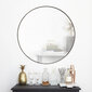 Sienas spogulis Umbra, 86 cm, pelēks цена и информация | Spoguļi | 220.lv