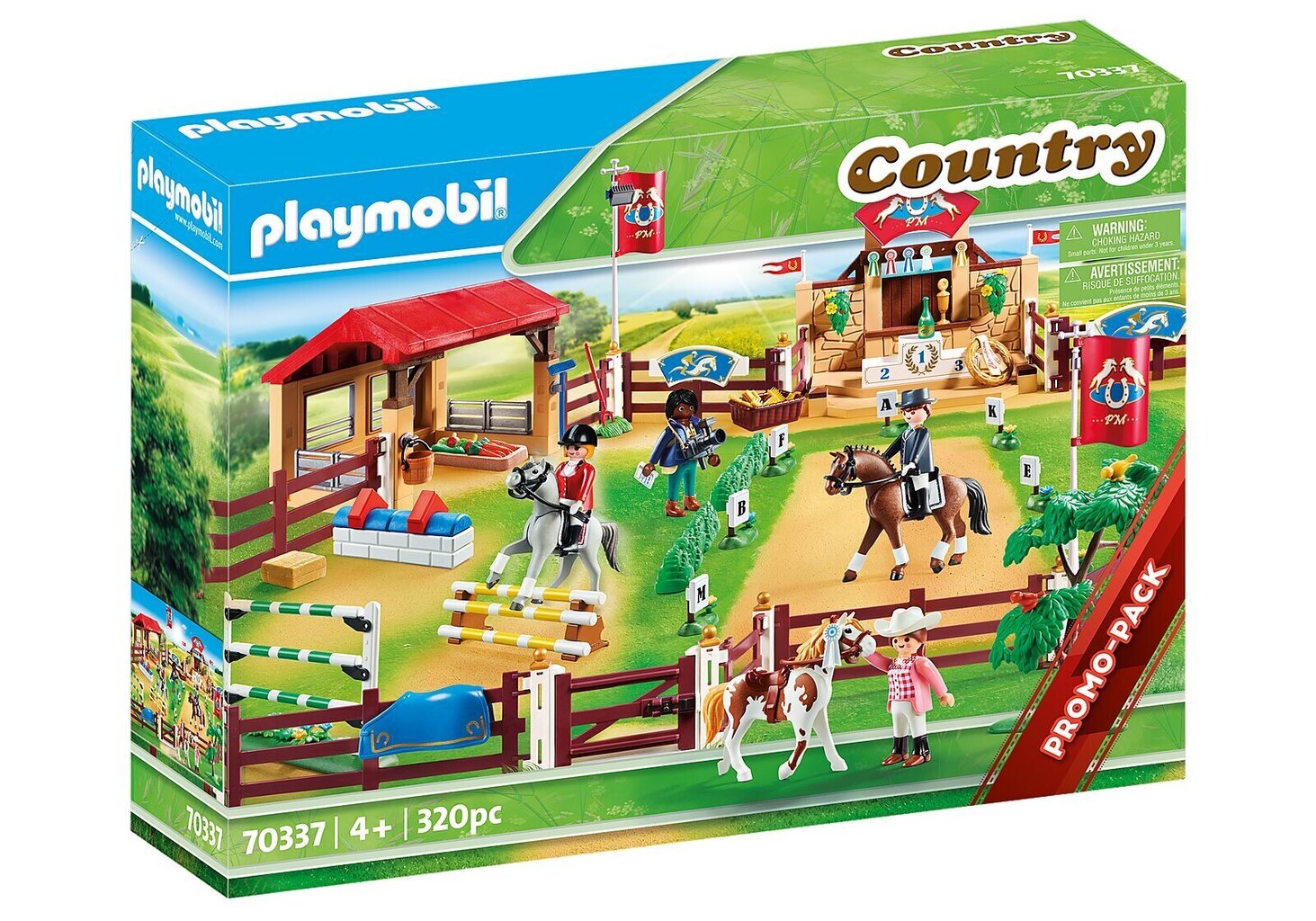 70337 PLAYMOBIL® Country Zirgu izstāde cena un informācija | Konstruktori | 220.lv