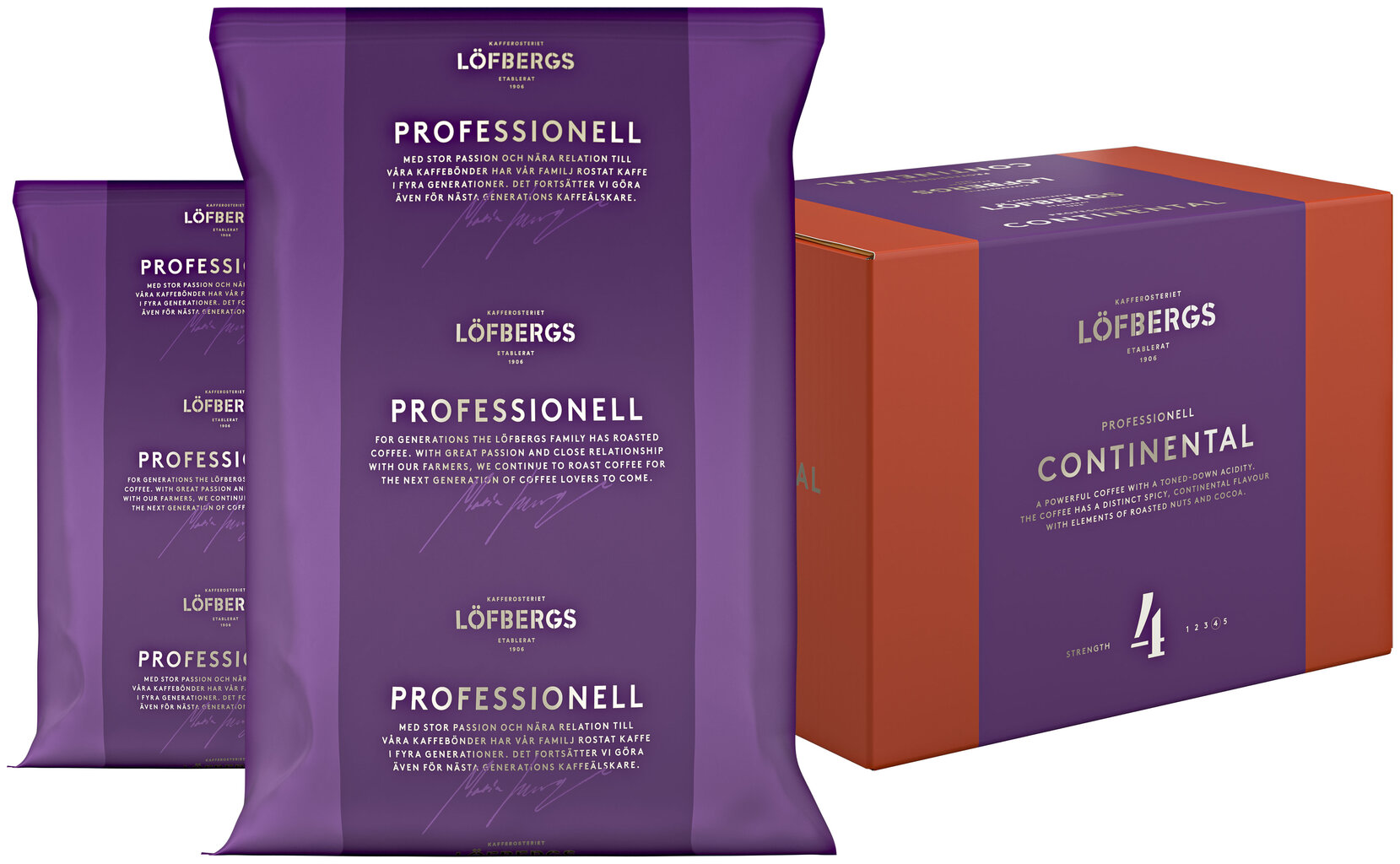 Kafijas pupiņas Professionell Continental 1kg cena un informācija | Kafija, kakao | 220.lv