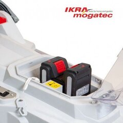 Аккумуляторная толкаемая газонокосилка 40V 2x 2.0Ah Ikra Mogatec ICM 2/2037 цена и информация | Газонокосилки | 220.lv