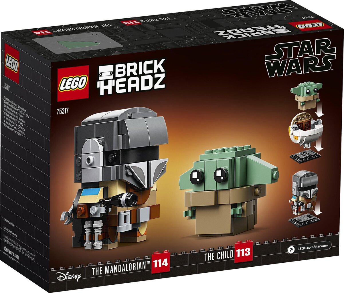 75317 LEGO® Star Wars Mandalorian Bērns cena un informācija | Konstruktori | 220.lv