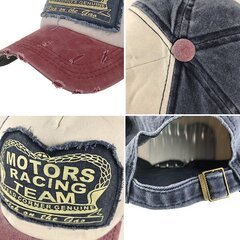 Кепка с козырьком «Motors Racing» цена и информация | Мужские шарфы, шапки, перчатки | 220.lv
