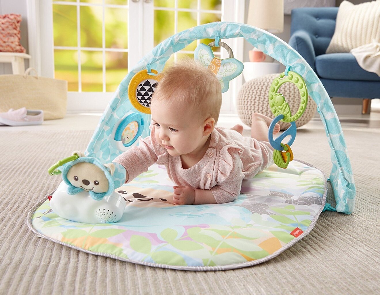 Muzikālais spēļu paklājs Fisher Price "Tauriņu sapņi" цена и информация | Attīstošie paklājiņi | 220.lv