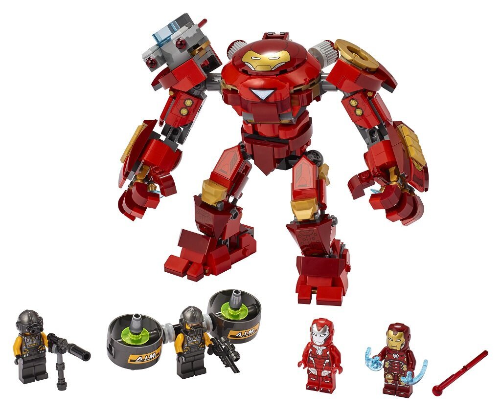 76164 LEGO® Super Heroes Dzelzs vīrs Hulkbuster pret A.I.M. Aģentu cena un informācija | Konstruktori | 220.lv