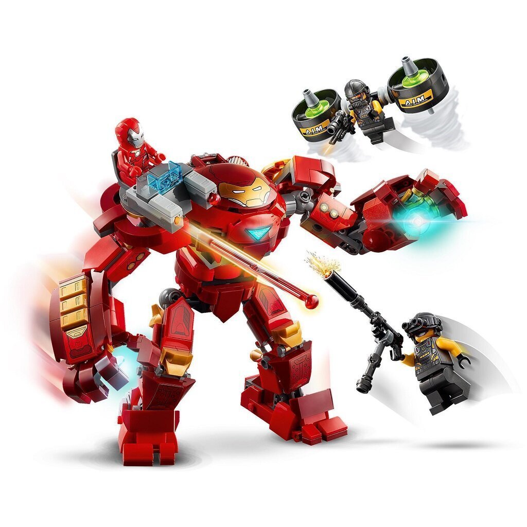 76164 LEGO® Super Heroes Dzelzs vīrs Hulkbuster pret A.I.M. Aģentu cena un informācija | Konstruktori | 220.lv