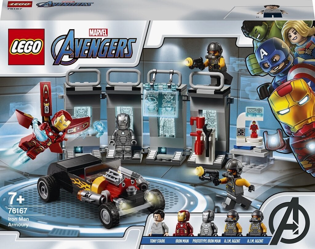 76167 LEGO® Super Heroes Dzelzs vīra arsenāls cena un informācija | Konstruktori | 220.lv