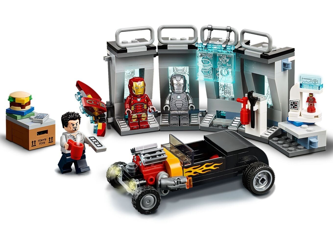 76167 LEGO® Super Heroes Dzelzs vīra arsenāls cena un informācija | Konstruktori | 220.lv
