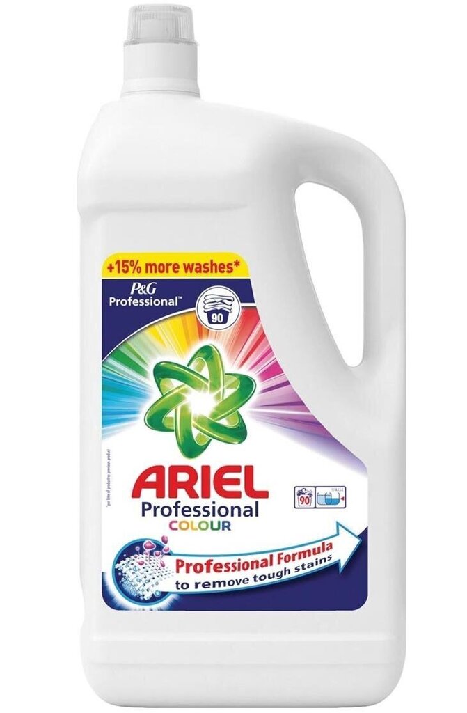 Ariel mazgāšanas šķidrums Professional Color, 4,95 l cena un informācija | Veļas mazgāšanas līdzekļi | 220.lv