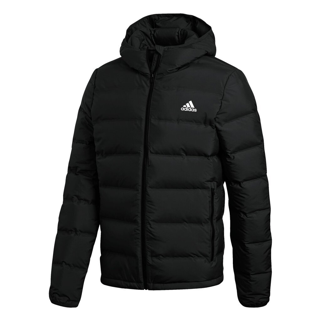 Vīriešu jaka Adidas Helionic Hooded Down cena un informācija | Vīriešu virsjakas | 220.lv