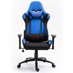 Spēļu krēsls Nore F4G FG38/F, melns/zils cena un informācija | Biroja krēsli | 220.lv