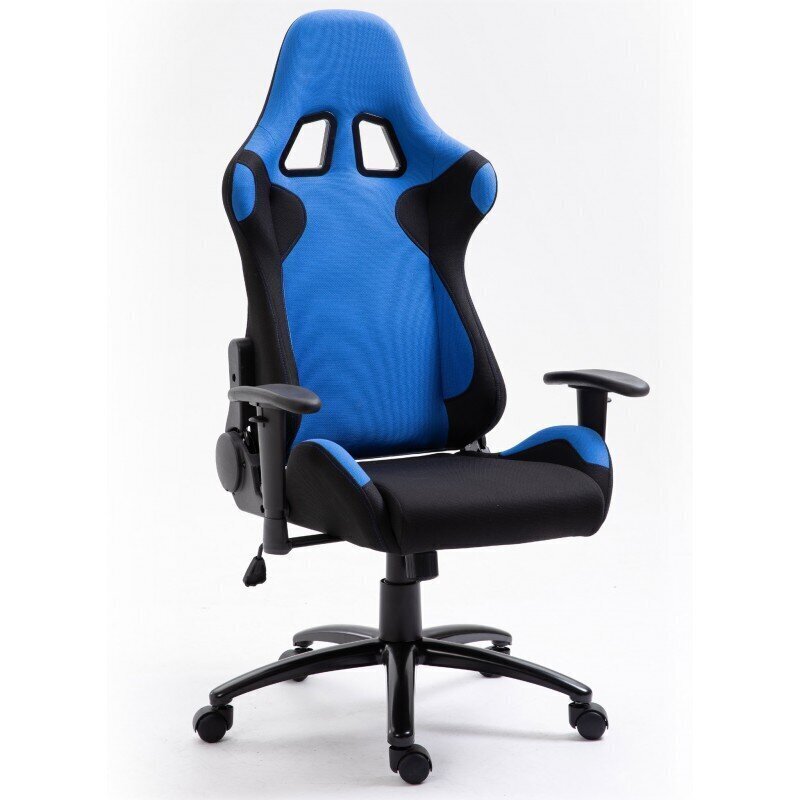 Spēļu krēsls Nore F4G FG38/F, melns/zils цена и информация | Biroja krēsli | 220.lv