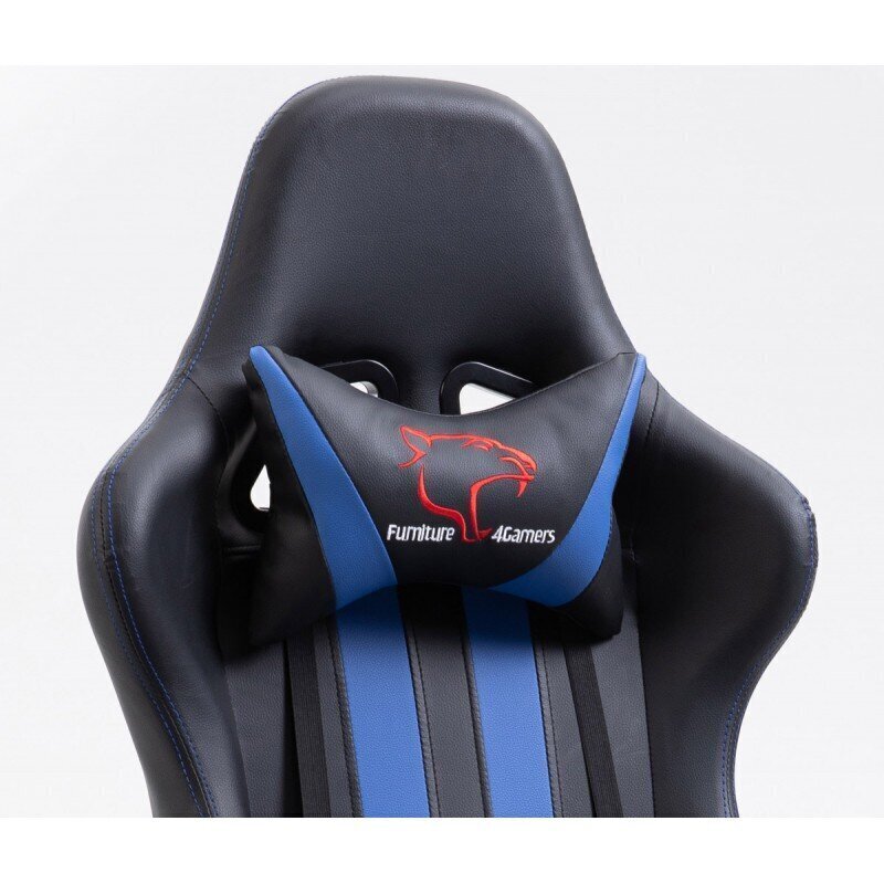 Spēļu krēsls Nore F4G FG33, melns/zils цена и информация | Biroja krēsli | 220.lv