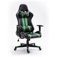 Spēļu krēsls Nore F4G FG33, melns/zaļš