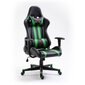 Spēļu krēsls Nore F4G FG33, melns/zaļš цена и информация | Biroja krēsli | 220.lv