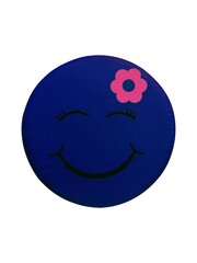 Pufs Wood Garden Smiley Seat Flower Premium, zils cena un informācija | Sēžammaisi, klubkrēsli, pufi bērniem | 220.lv