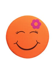 Пуф Wood Garden Smiley Seat Flower Premium, оранжевый цена и информация | Детские диваны, кресла | 220.lv