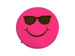 Pufs Wood Garden Smiley Seat Glasses Premium, rozā