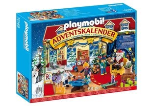 70188 PLAYMOBIL® Adventes kalendāra Ziemassvētku rotaļlietu veikals cena un informācija | Konstruktori | 220.lv