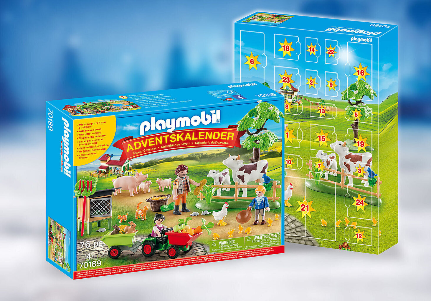 70189 PLAYMOBIL® Adventes kalendāra Ferma цена и информация | Konstruktori | 220.lv