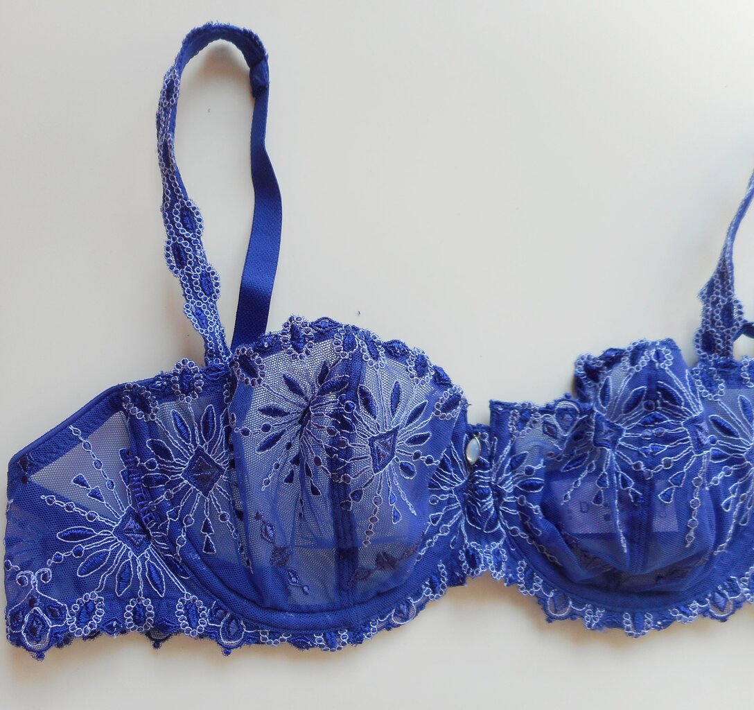 Krūšturis Chantelle Vendome Demi Blue Balconette цена и информация | Krūšturi | 220.lv