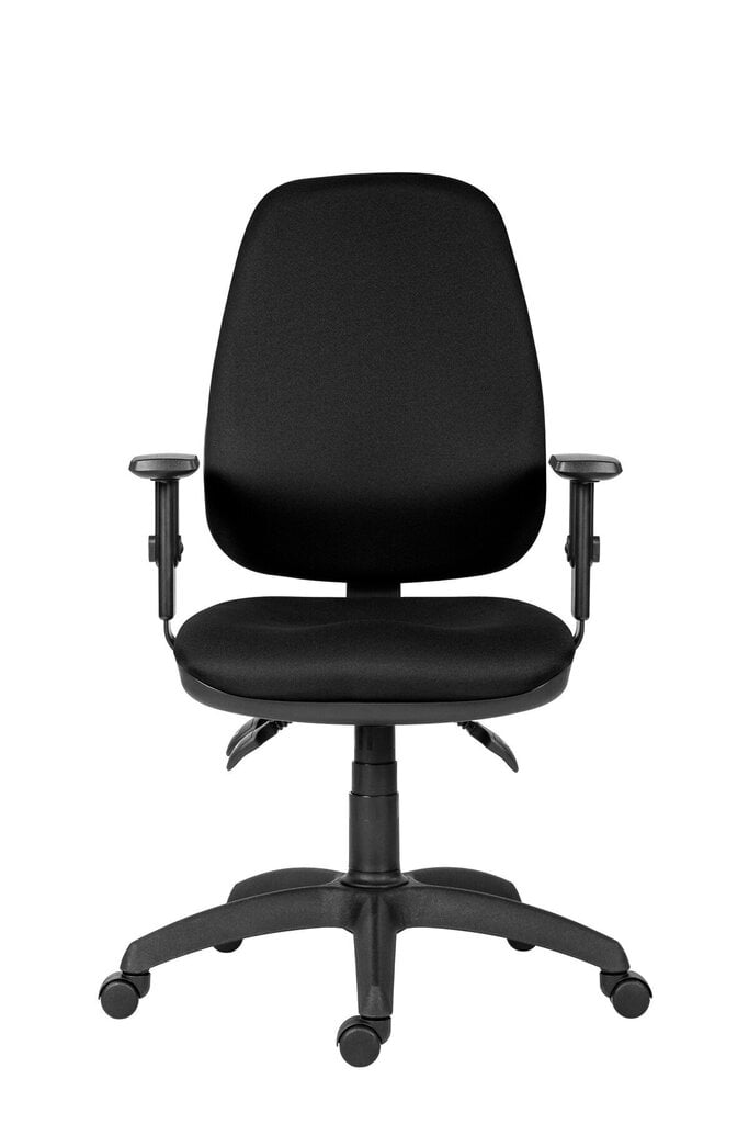 Biroja krēsls Wood Garden 1140 Asyn D2, melns cena un informācija | Biroja krēsli | 220.lv