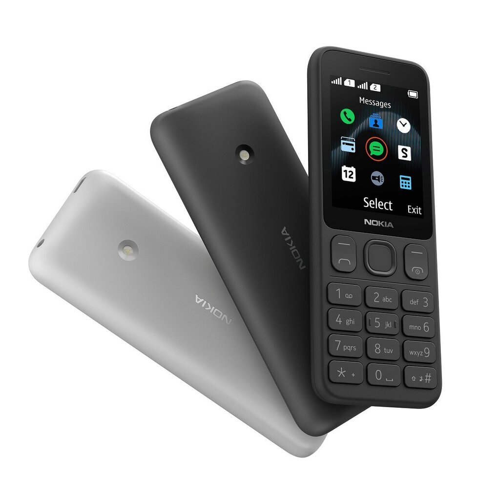 Nokia 125 (TA-1253), Dual SIM, Black cena un informācija | Mobilie telefoni | 220.lv