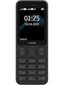 Nokia 125 (TA-1253), Dual SIM, Black cena un informācija | Mobilie telefoni | 220.lv