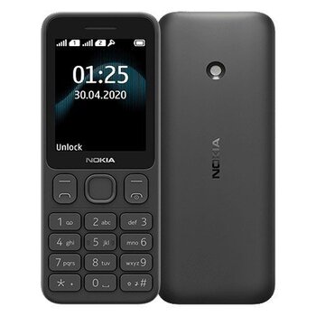 Nokia 125 (TA-1253), Dual SIM, Black cena un informācija | Mobilie telefoni | 220.lv
