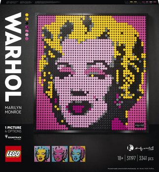 31197 LEGO® Art Andy Warhol’s Marilyn Monroe cena un informācija | Konstruktori | 220.lv