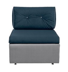 Dīvāns-gulta Teti, zila/pelēka cena un informācija | Dīvāni | 220.lv