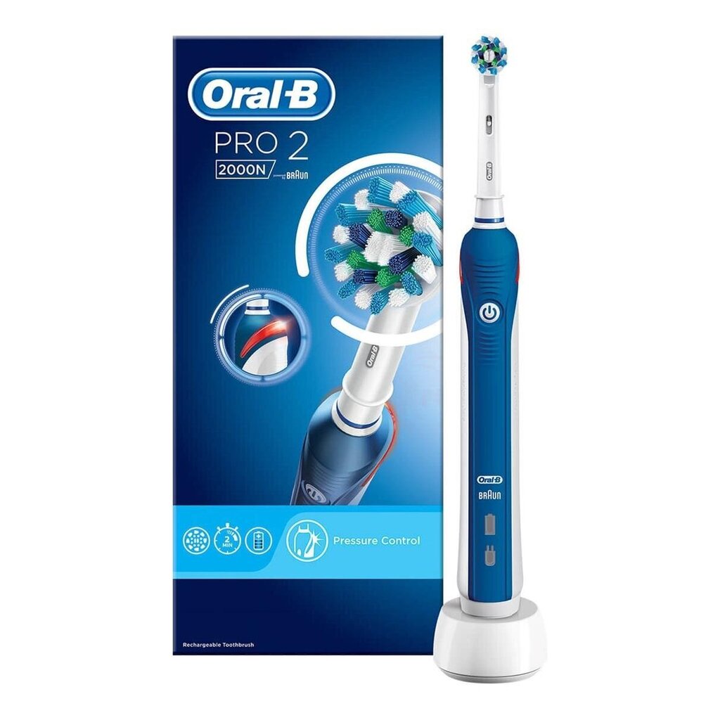 Oral-B Pro 2 2000S Sensi UltraThin цена и информация | Elektriskās zobu birstes | 220.lv