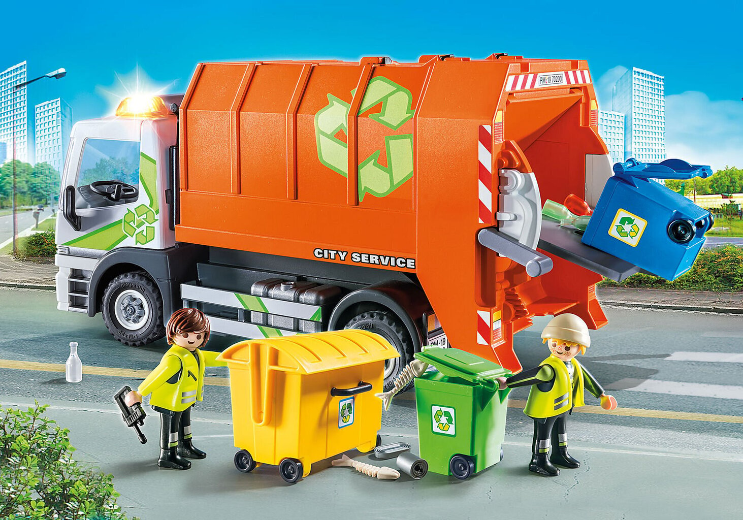 70200 PLAYMOBIL® City Life Atkritumu mašīna цена и информация | Konstruktori | 220.lv