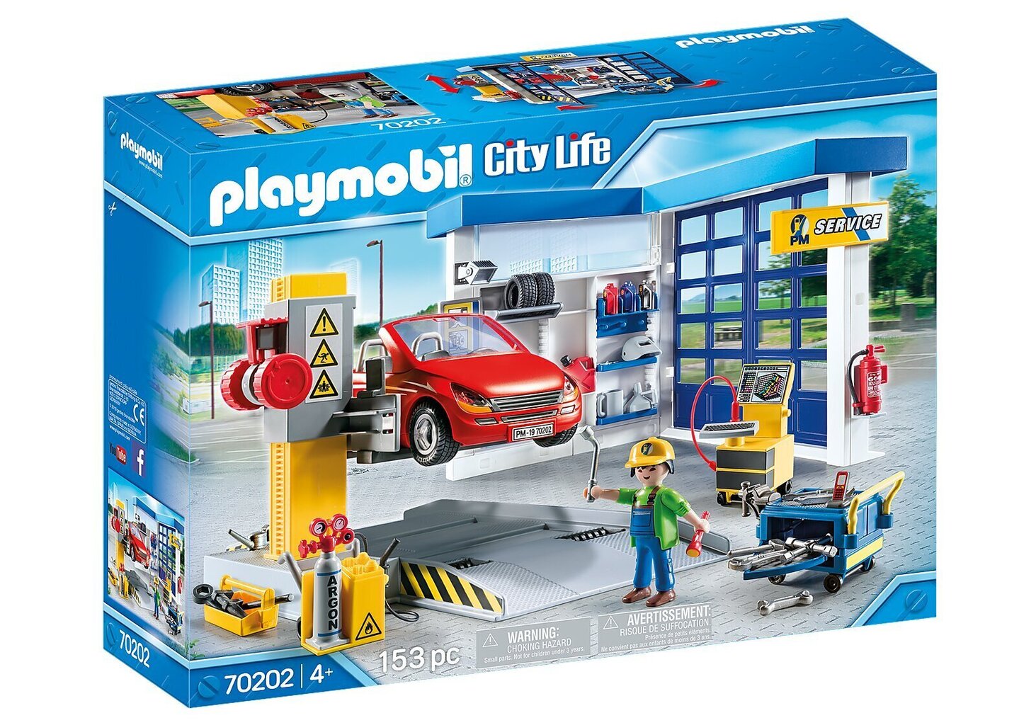 70202 PLAYMOBIL® City Life Autoserviss cena un informācija | Konstruktori | 220.lv