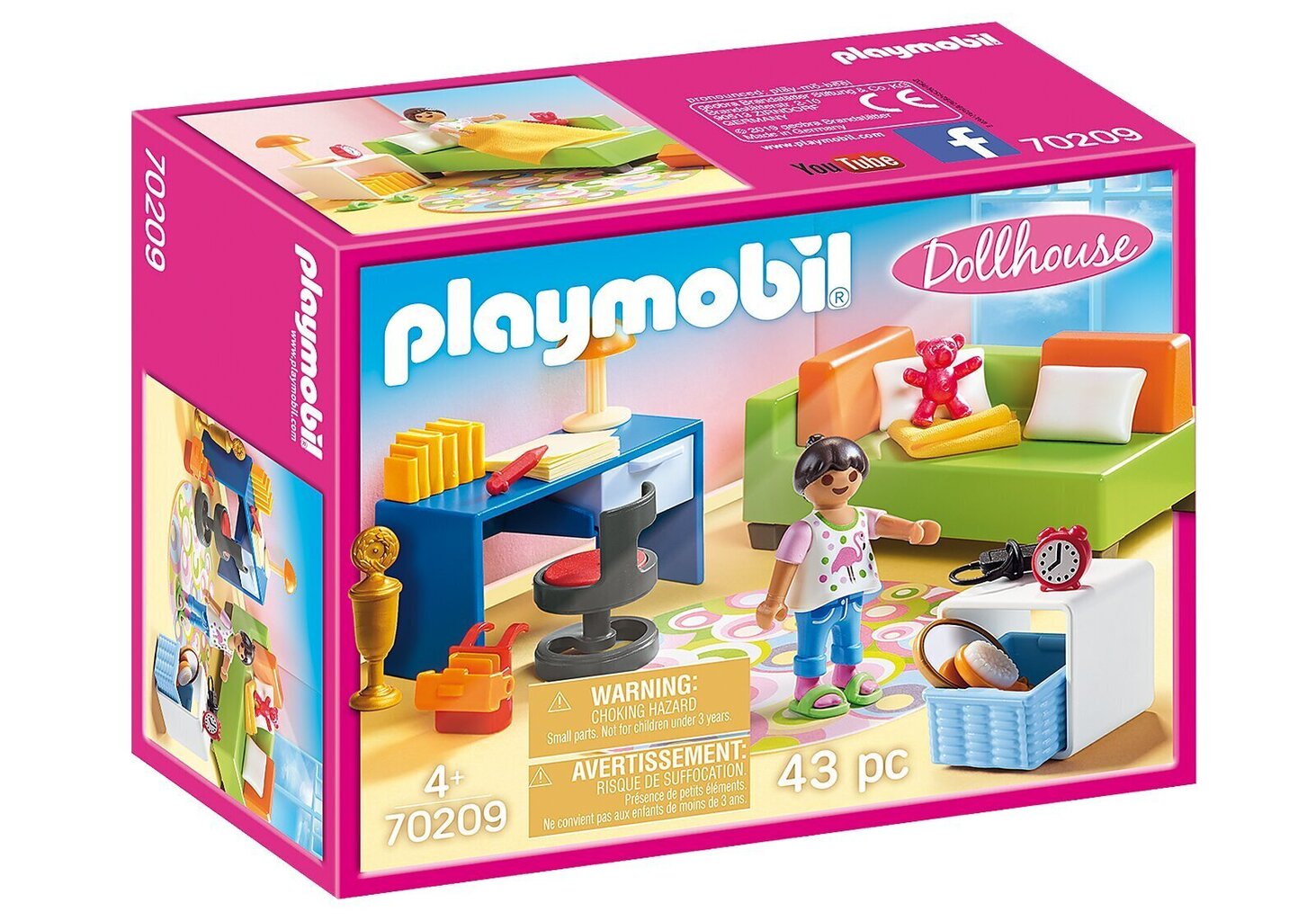 70209 PLAYMOBIL® Dollhouse, Pusaudža istaba цена и информация | Konstruktori | 220.lv