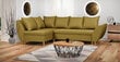 Stūra dīvāns Bellezza Ali, tumši dzeltens cena un informācija | Stūra dīvāni | 220.lv