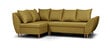 Stūra dīvāns Bellezza Ali, tumši dzeltens cena un informācija | Stūra dīvāni | 220.lv