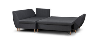 Stūra dīvāns Bellezza Ali, tumši zaļš cena un informācija | Stūra dīvāni | 220.lv