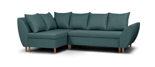 Stūra dīvāns Bellezza Ali, tumši zaļš cena un informācija | Stūra dīvāni | 220.lv