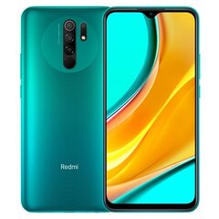 Xiaomi Redmi 9, 64 ГБ, Dual SIM, Ocean Green цена и информация | Мобильные телефоны | 220.lv