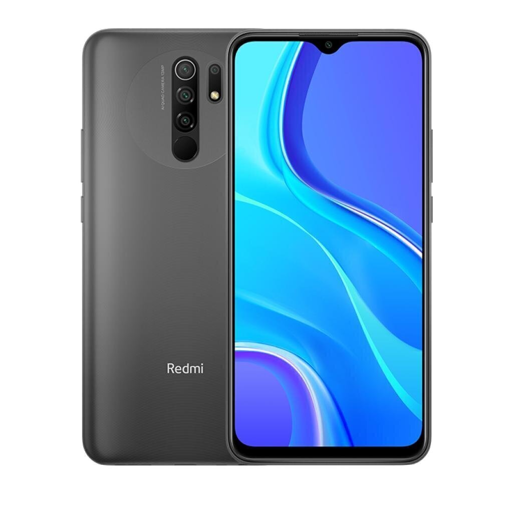 Xiaomi Redmi 9, 64 GB, Dual SIM, Carbon Grey cena un informācija | Mobilie telefoni | 220.lv